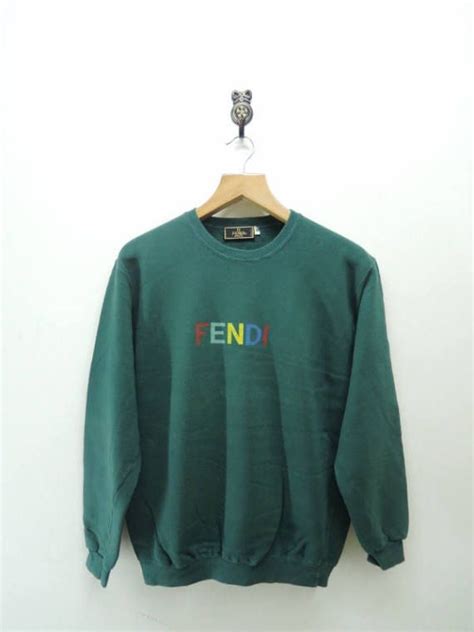 fendi vintage sweatshirt|Fendi sweatshirt vintage.